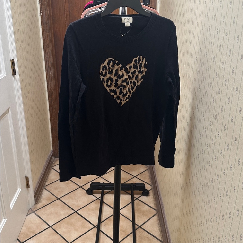 J. Crew Factory Teddy Sweater NWOT LARGE
